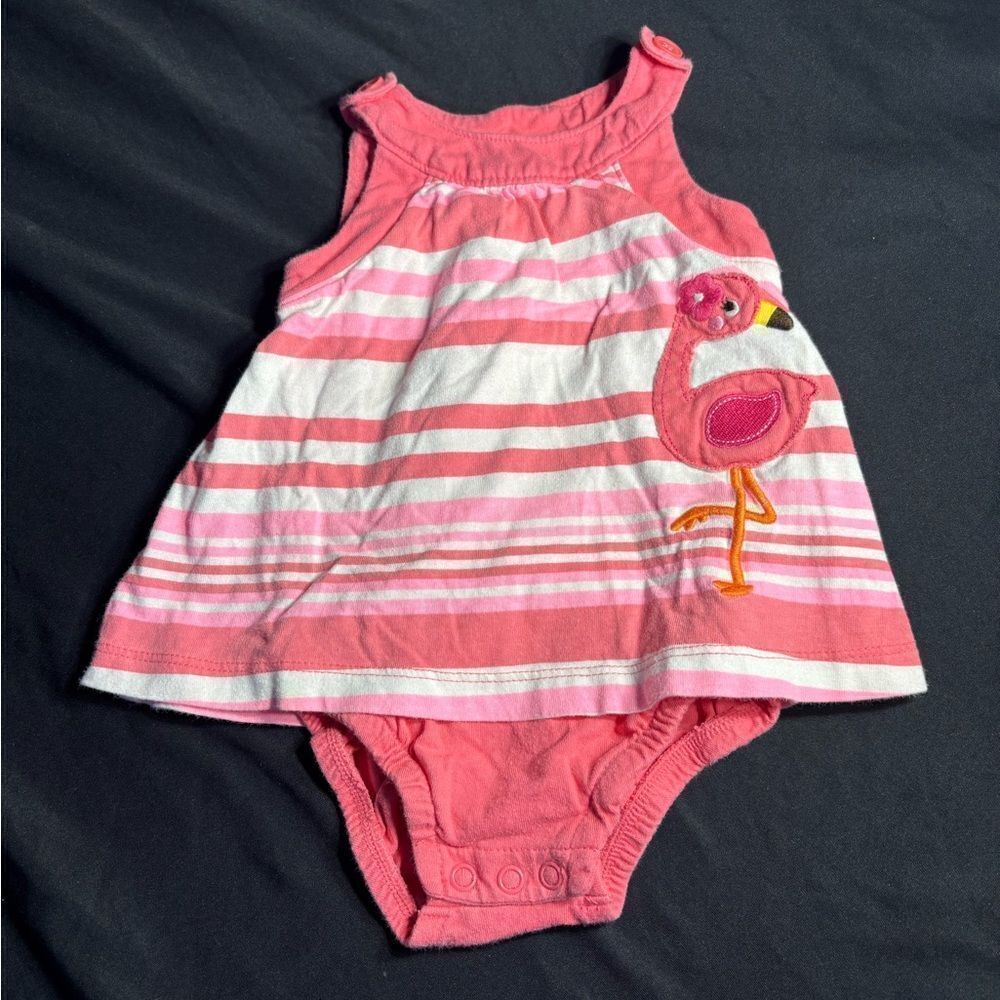 3-6 Build a Bundle Carter’s Pink Flamingo Romper EPC 3-6 Months